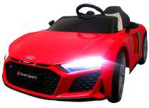 Audi R8 Sport Czerwony Auto Na Akumulator Eva Skóra Pilot