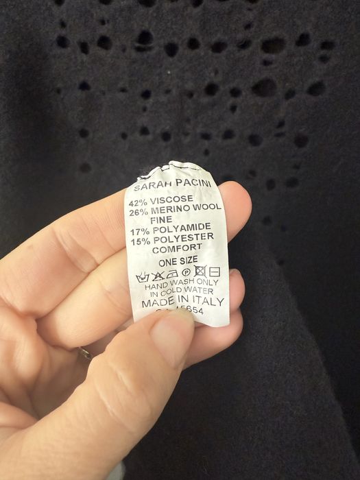 Sweter merino wool welna wiskoza s m zima cieply miekki