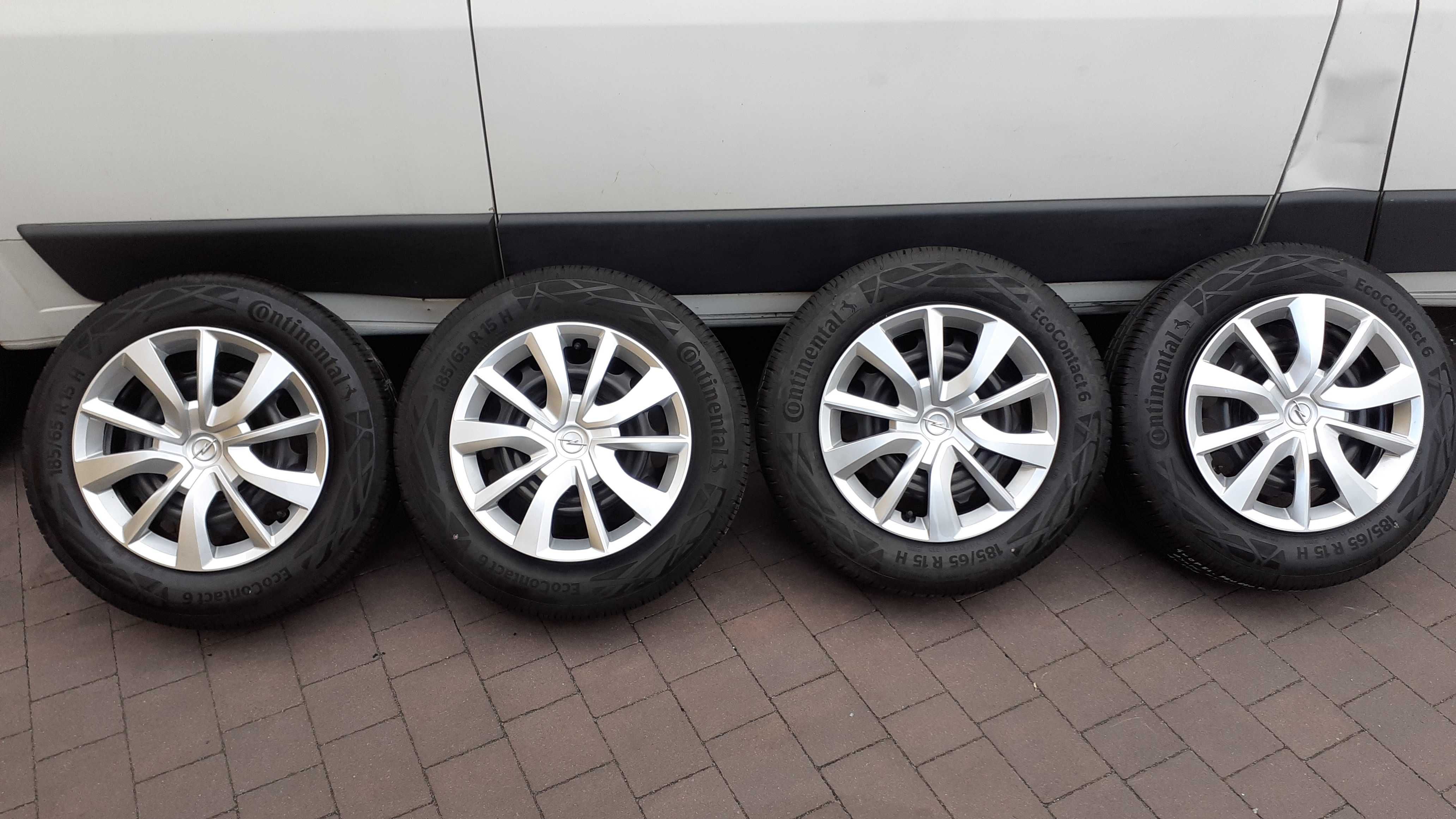 Koła DEMO Corsa,Citroen C3,Peugeot 4x108+CONTI 185/65R15,2021r