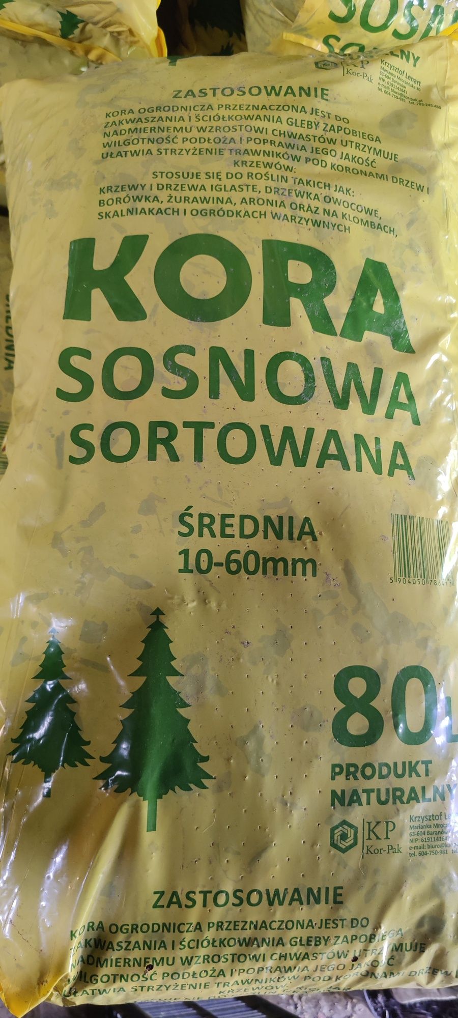 Kora sortowana 80l