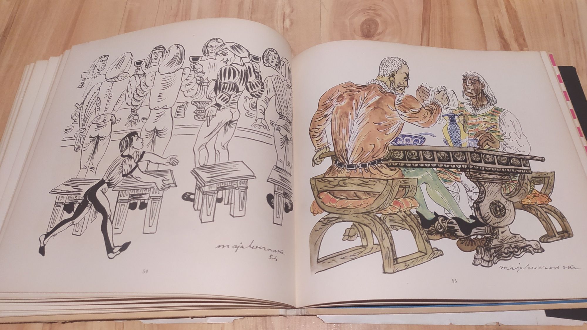 Album Maja Berezowska rysunki i akwarele   z obwolutą