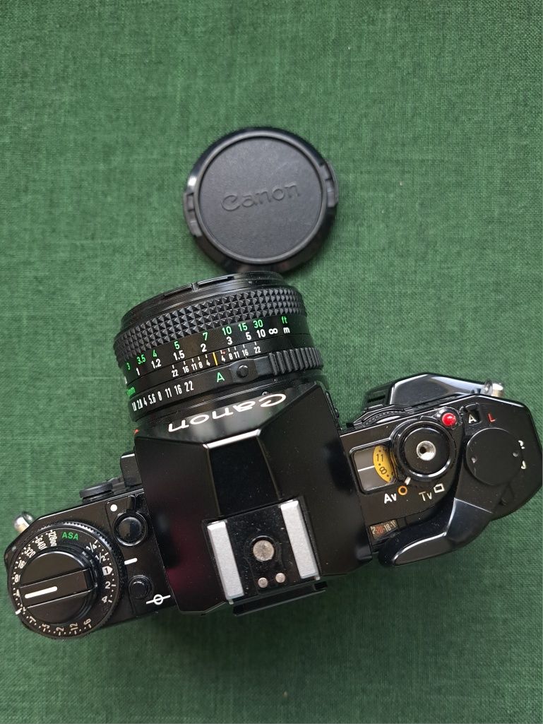 Aparat Canon A1+50mm 1.8 Doskonały stan.