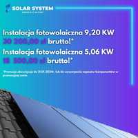 Instalacja fotowoltaiczna 10KW oraz inne moce