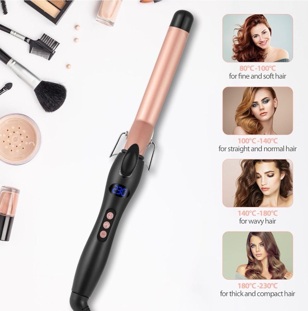 Lokówka 25mm, Haglater Hair Curler Szybko nagrzewająca się lokówka