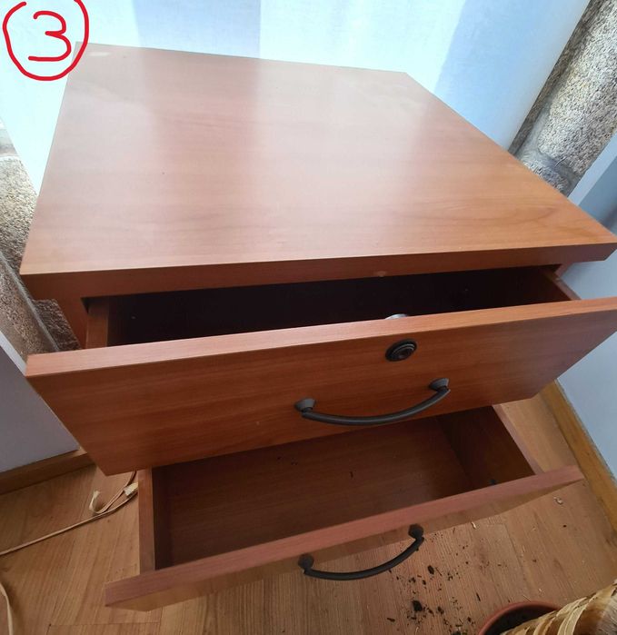 Blocos de gavetas secretaria