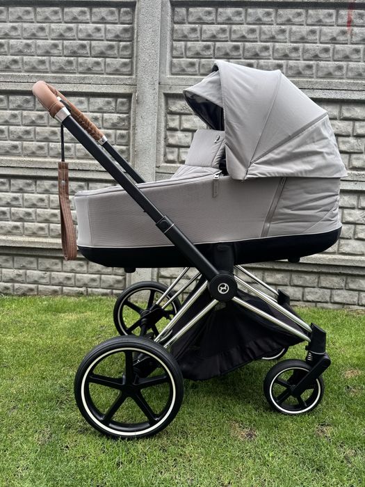 Cybex Priam 2.0 Soho Grey / Chrome Brown ( Gondola + Stelaż )