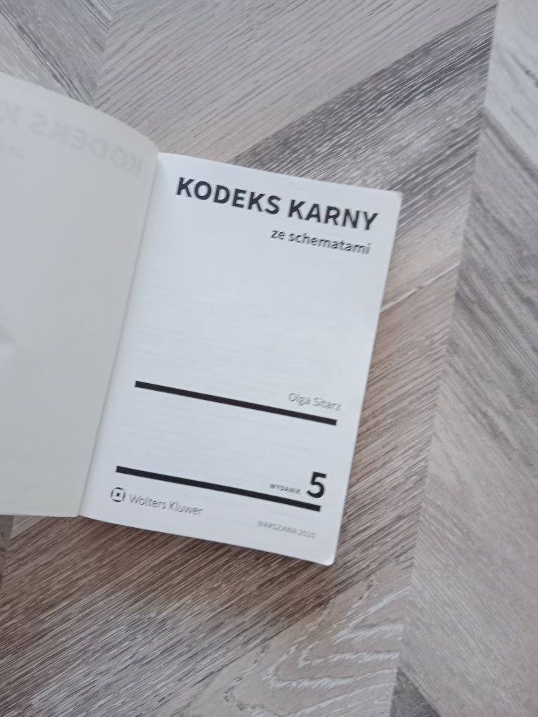 Kodeks karny że schematami 2020