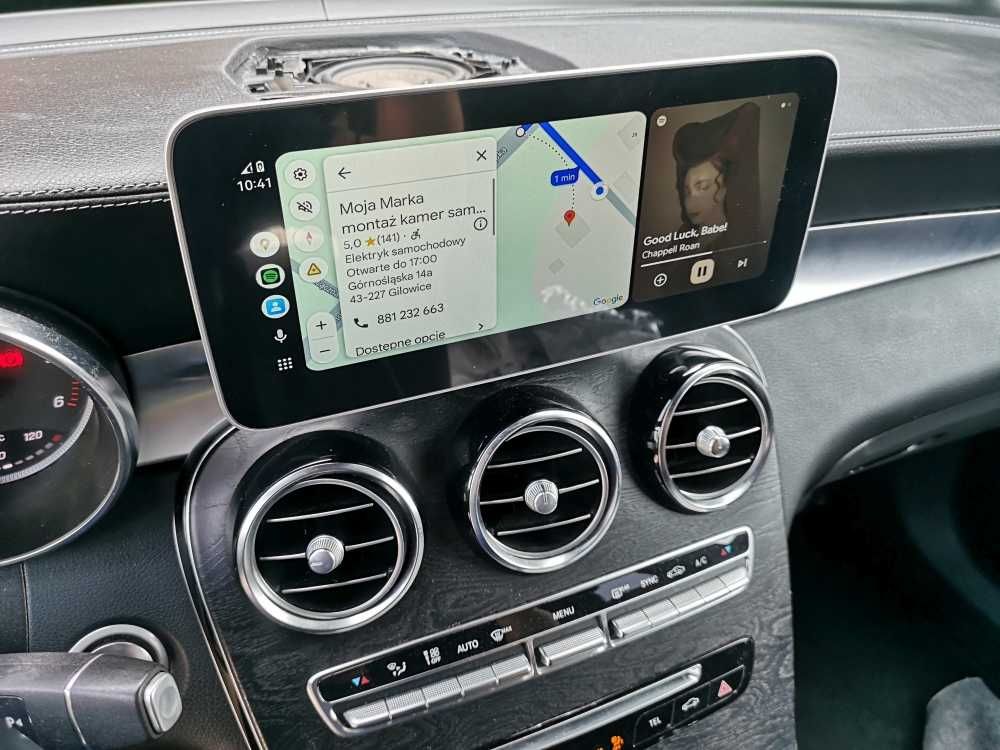 Mercedes A C CLA GLA GLC 2OI4-2OI8 Android Auto Carplay Kam cof montaż