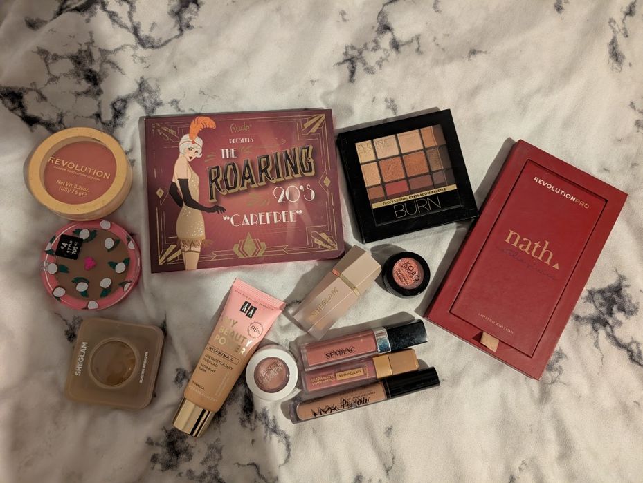 Zestaw kosmetyków do makijażu eveline nyx loreal rude