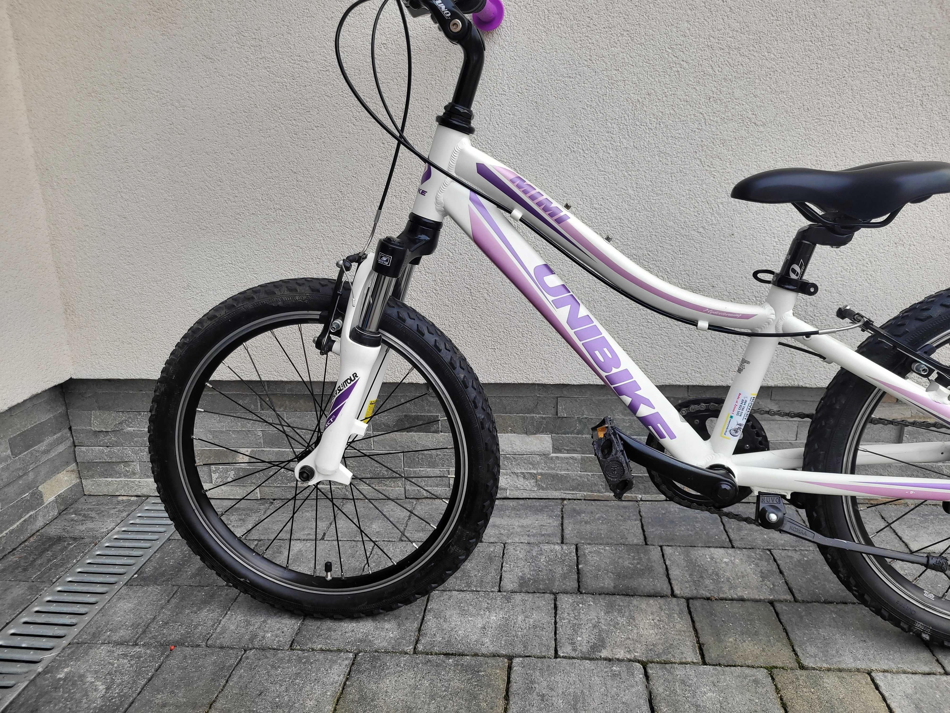 Super stan rower Unibike  Mini koła 20 dla dziecka ok.4-7 lat