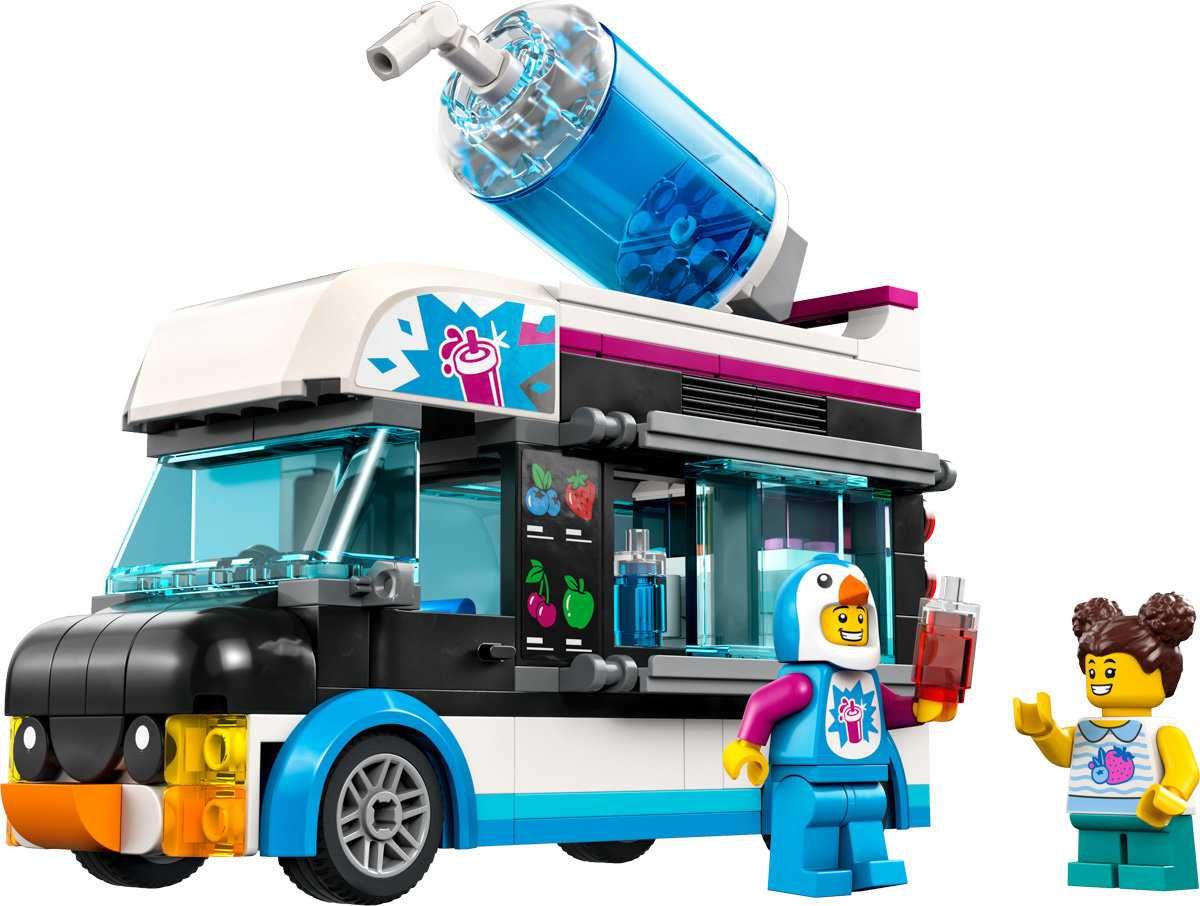 LEGO city 60384 PINGWINIA furgonetka ZE SLUSHEM klocki