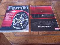 Ferrari, tudo sobre Ferrari + Ferrari 60 anos mito, revistas antigas