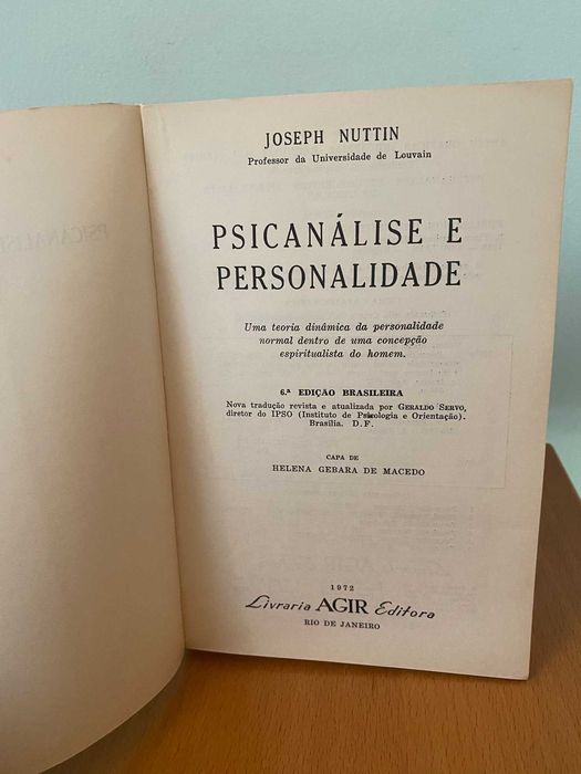 Psicanálise e Personalidade - Joseph Nuttin