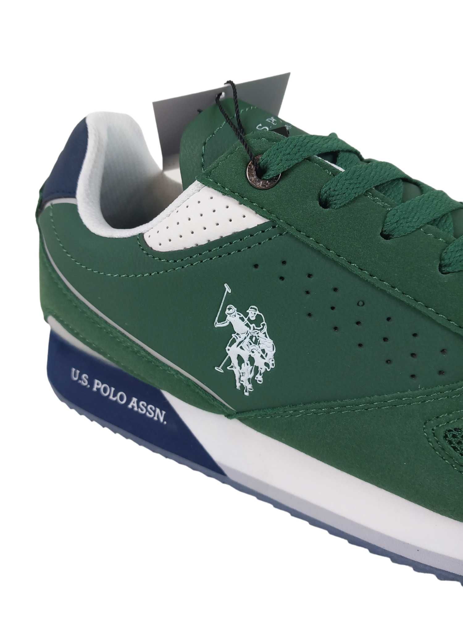 Męskie sneakersy U.S Polo Assn w pięknej zieleni roz. 46