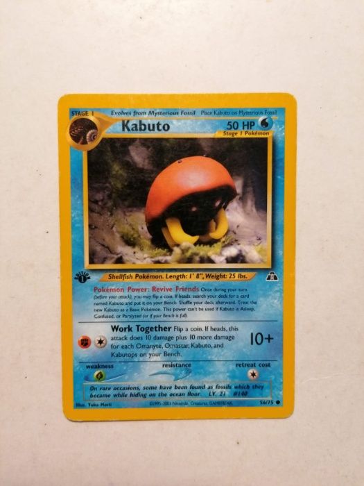Cartas Pokémon 1999/1st EDITION 1999