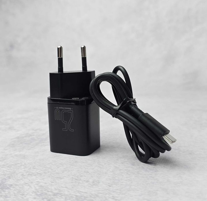 Мережевий зарядний пристрій Baseus Super Si 25W With cable Type-C NEW