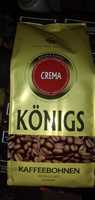 Кава зерно Konigs Crema 1 kg Кофе Конигс Крема Конігс 1 кг