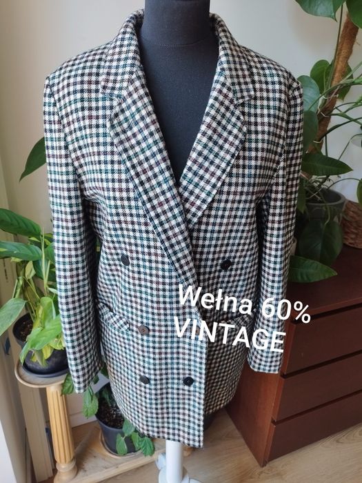 Wełniana marynarka Vintage Wolfgang Haiser