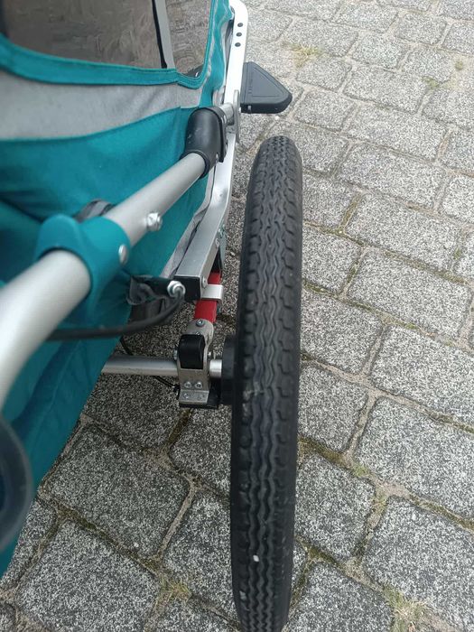 Przyczepka rowerowa,  riksza 2 dzieci  Speedkid 2 Querido