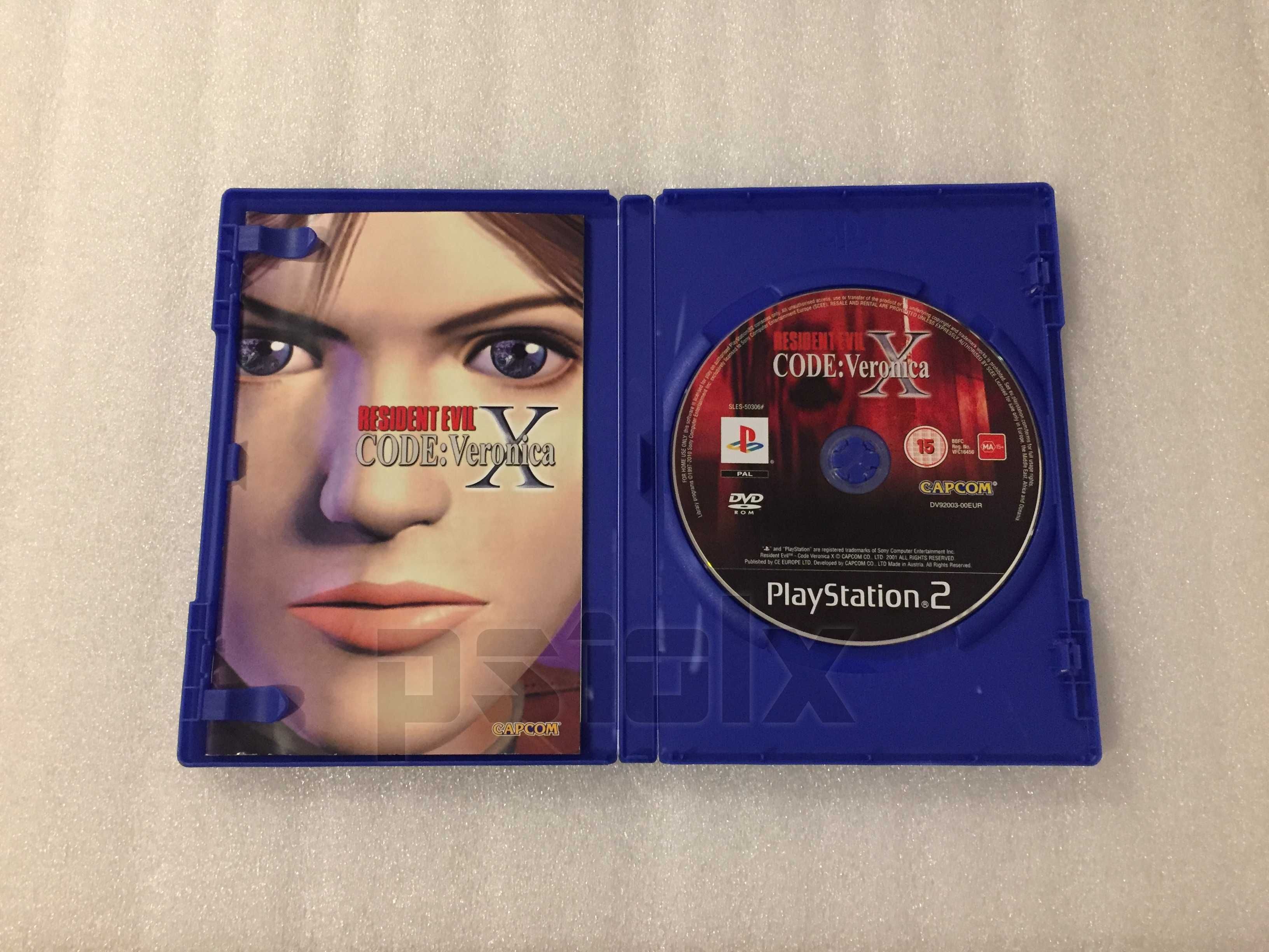 Resident Evil Code Veronica X playstation ps2