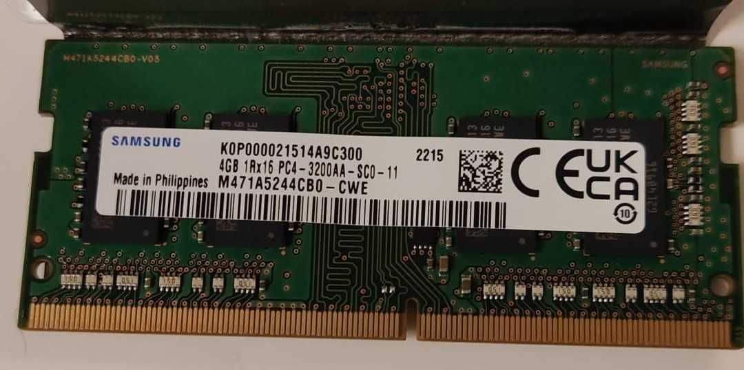 Memoria Samsung para portátil ddr4 4gb