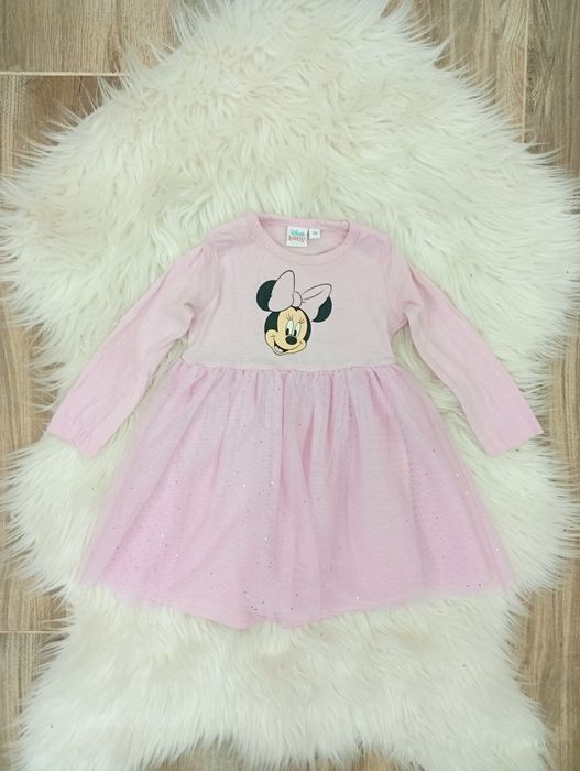Disney Minnie sukienka r.74 różowa tiul