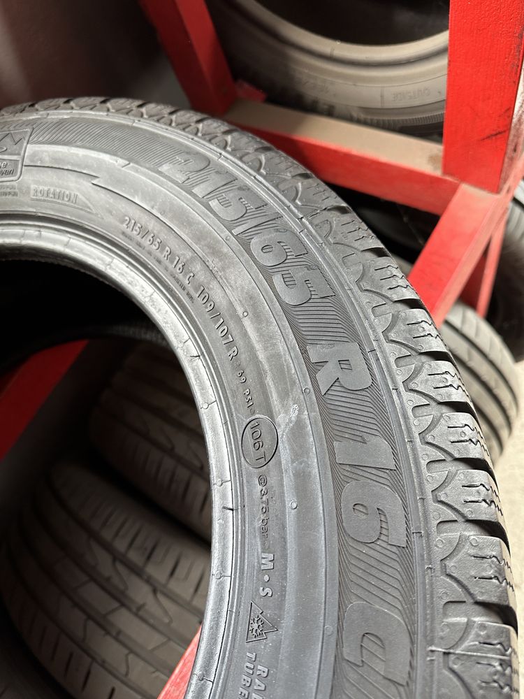 Opony 215/65/16C Semperit Van-Grip 2 zimowe zima 2szt 2x