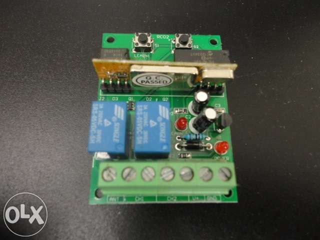 Receptor para portão de garagem + 2 emissores