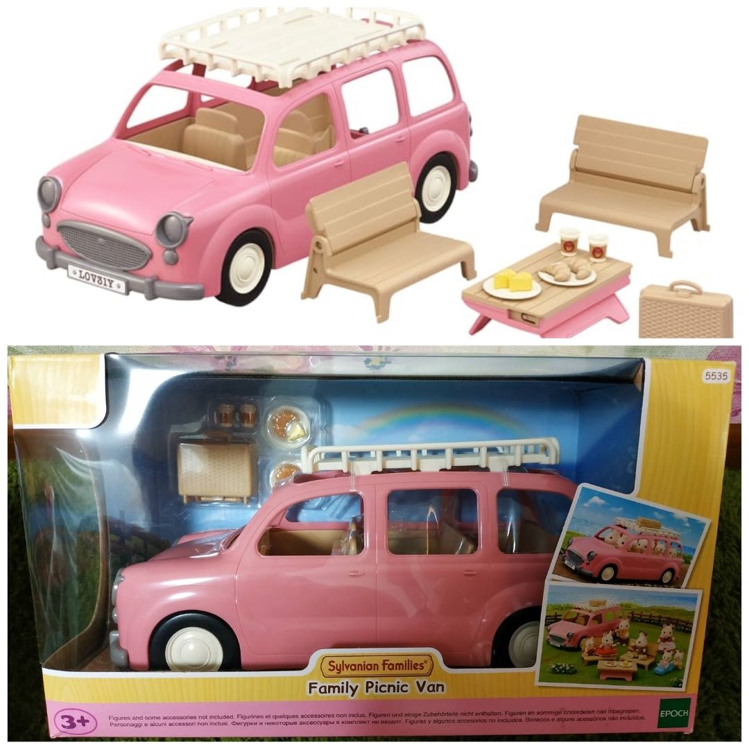 Sylvanian families машинка авто для пікніка магазин сім'я меблі кухня