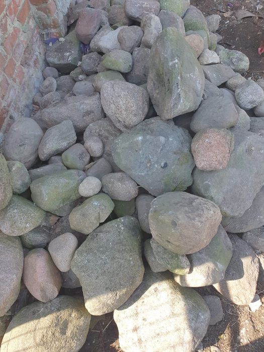 Duży kamień polny otoczak