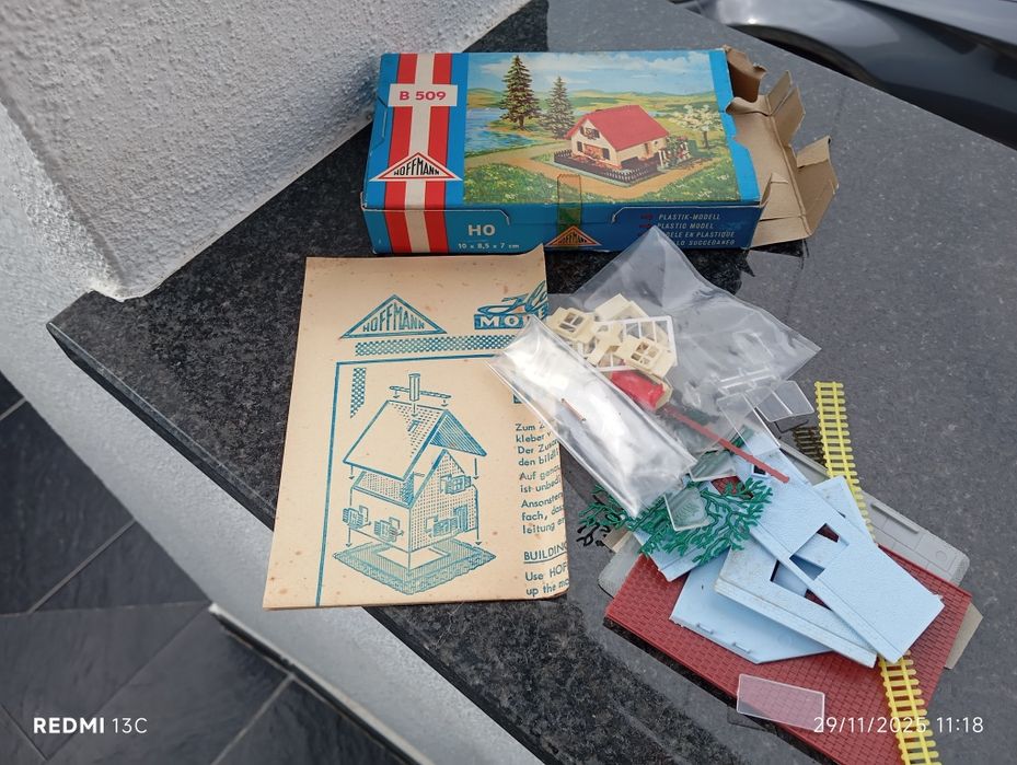 Brinquedo anos 60 casinha para montar