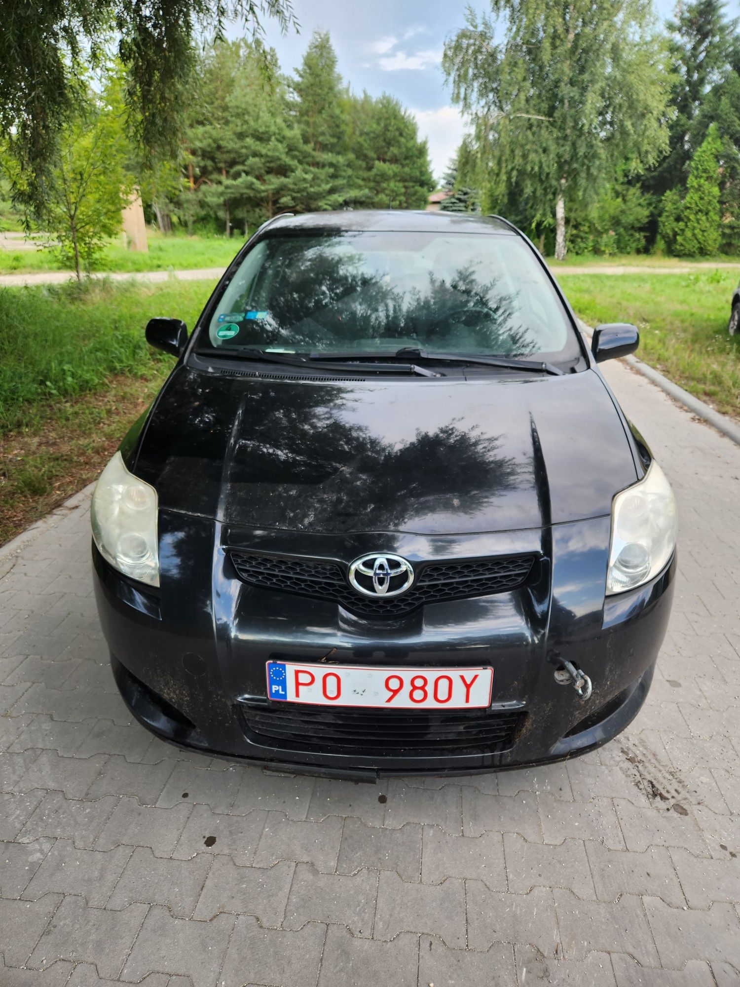 Toyota Auris Hatchback 2008 2.0 diesel uszkodzony silnik