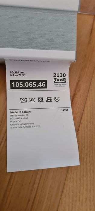 Roleta zaciemniająca Trippevals IKEA 60x195