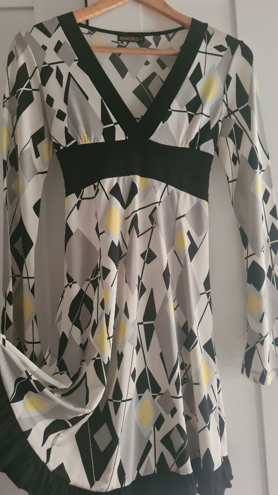 Vestido manga comprida