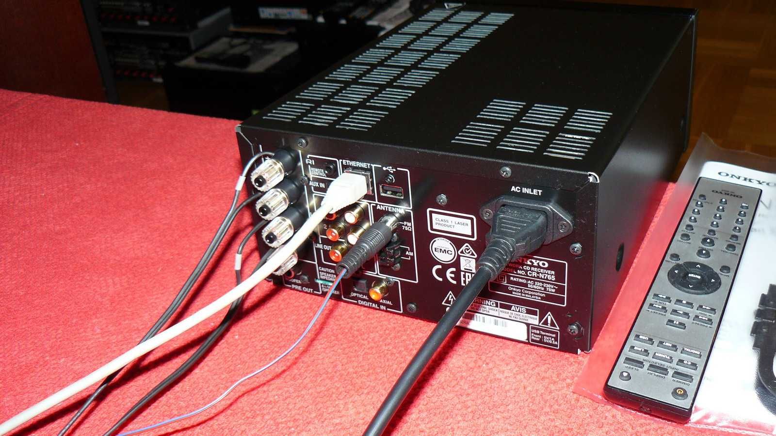 ONKYO CR-N765 Amplituner Stereo CD NET DLNA USB Hi-Res DSD FLAC