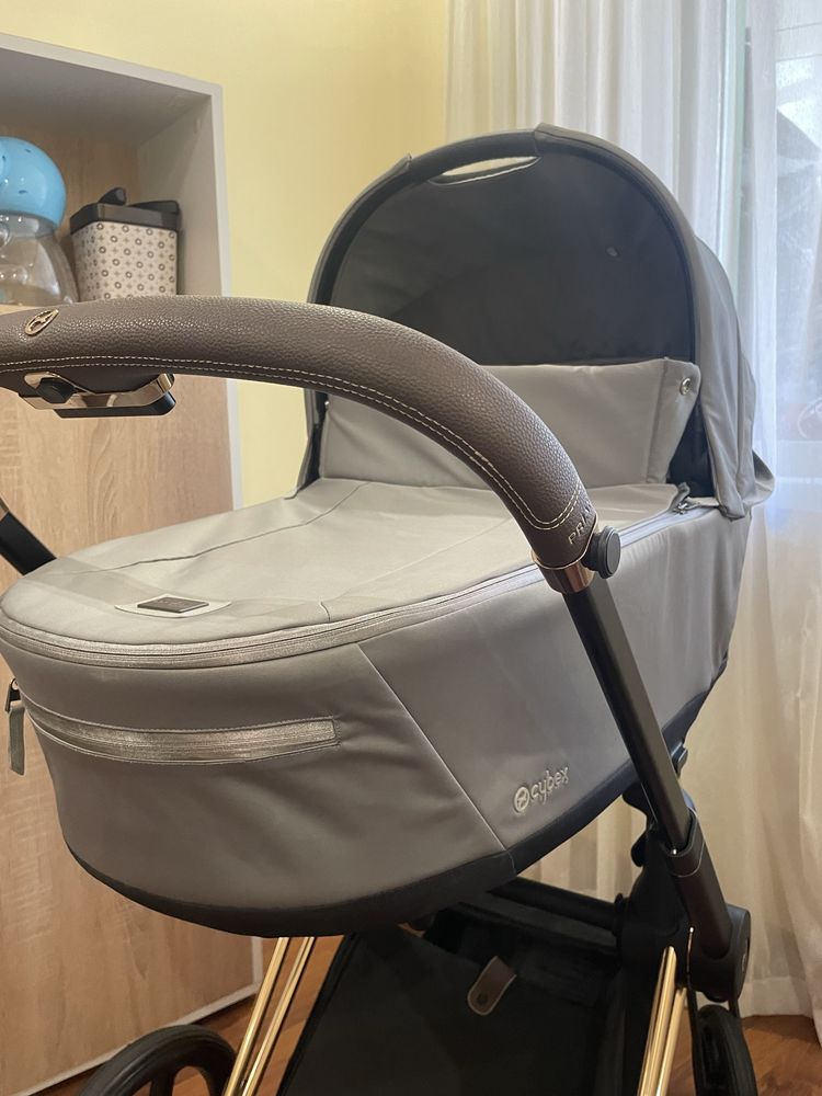 Коляска Cybex Priam 2024 4.0 platinum. ТОРГ