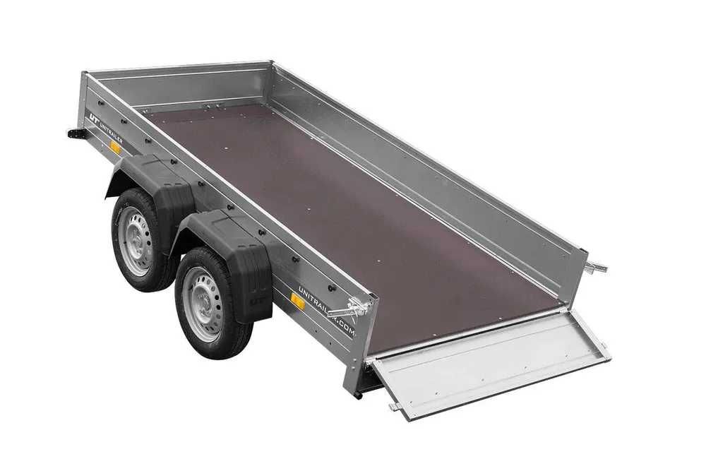 Przyczepka dwuosiowa 264x125 GARDEN 264/2 KIPP DMC 300-750 KG