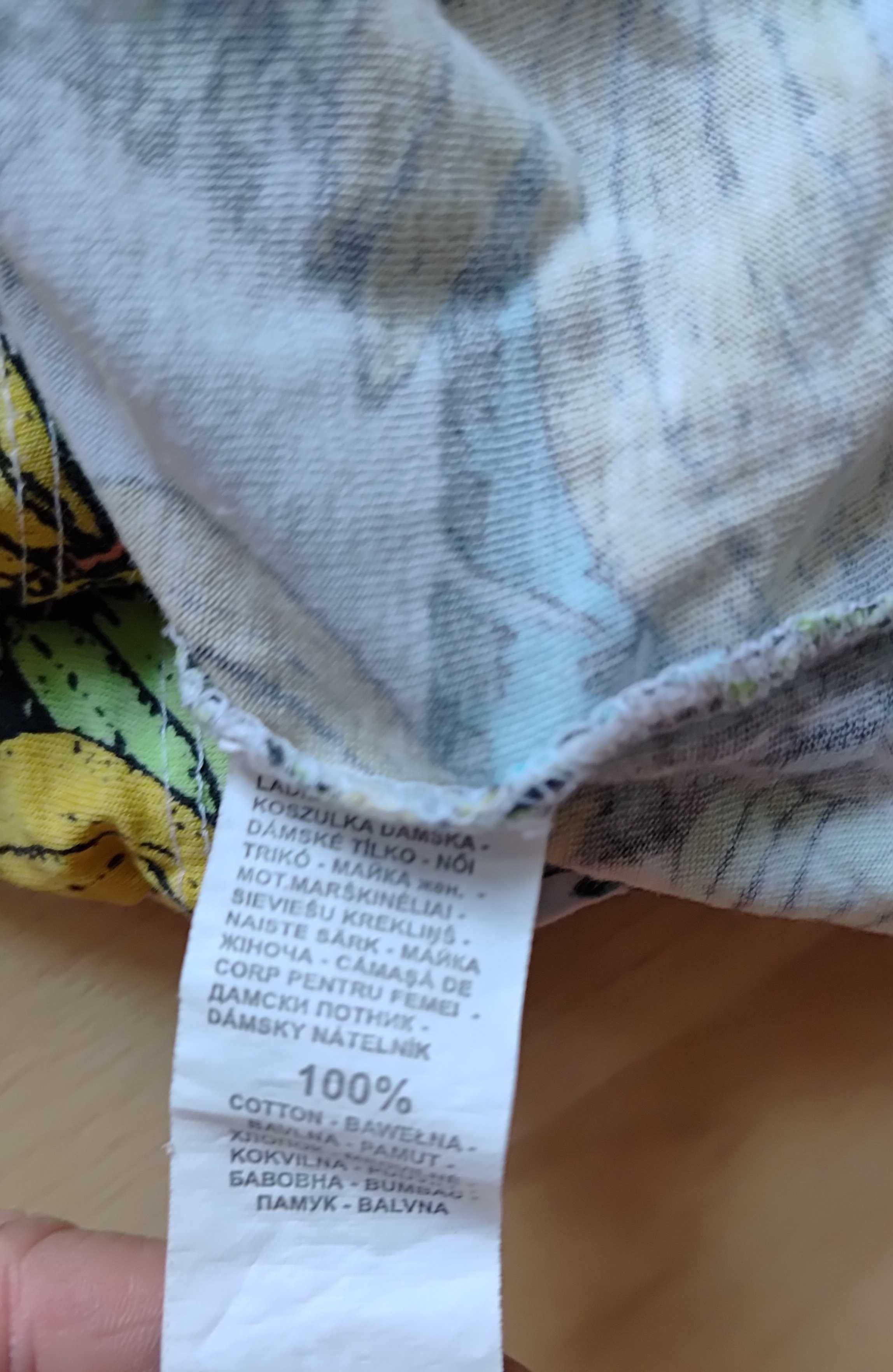 Bananowa bluzka bokserka