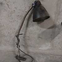 Stara metalowa  lampa industrialne loft vintage prl