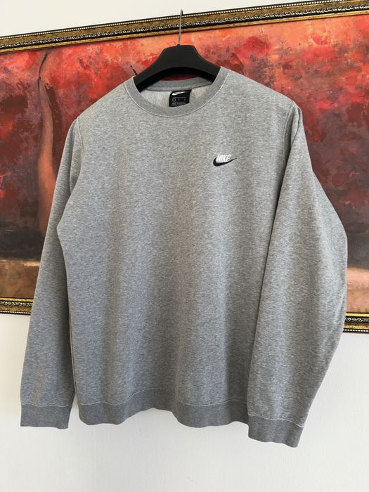 Серый Свитшот Nike оригинал Размер L