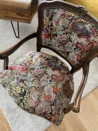 Fotel antyk - floral