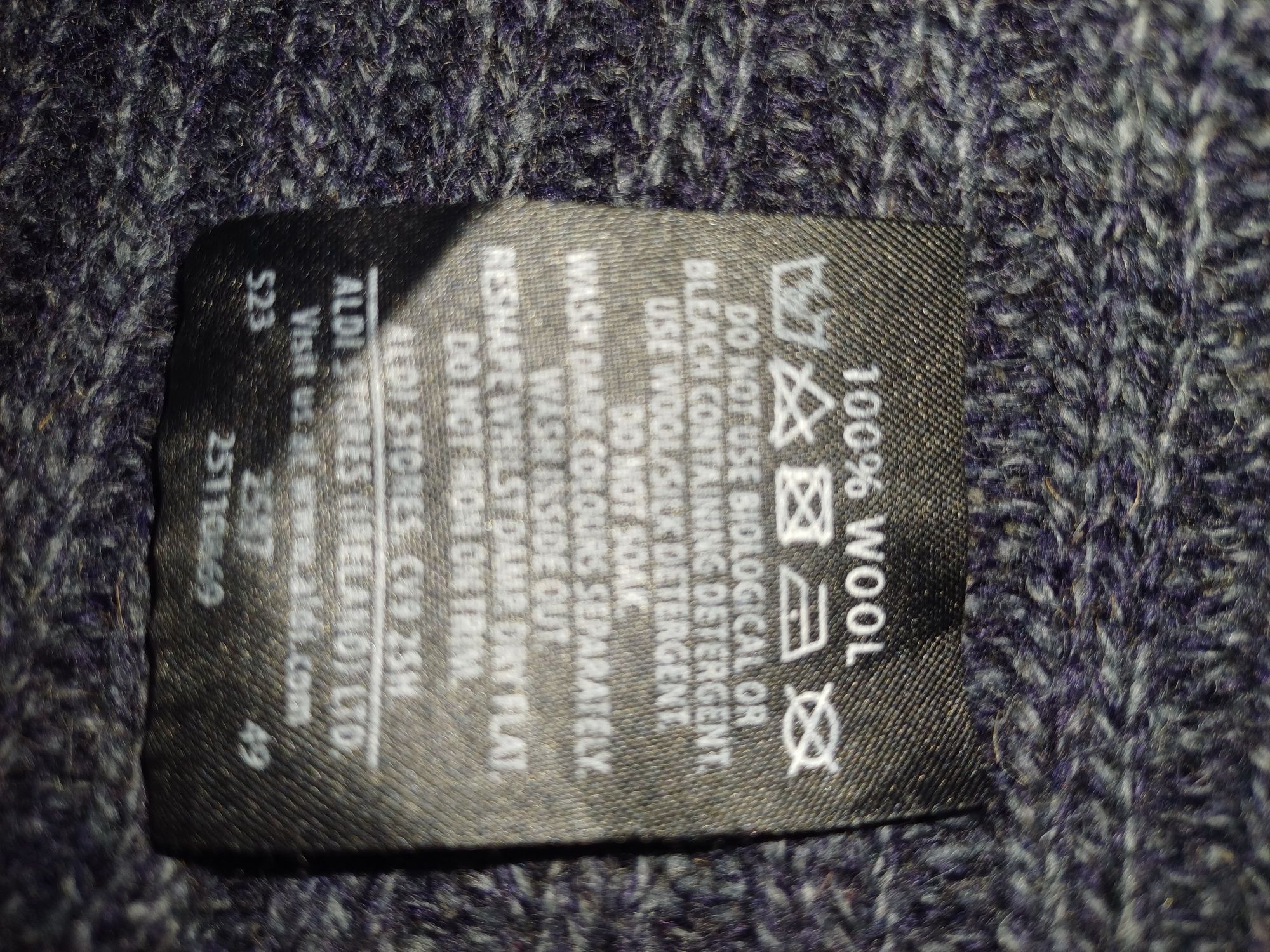 Sweter WEŁNA,  rozm. L, 100 % wełniany