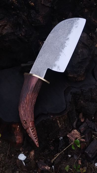 Ręcznie wykuty tasak/ Serbski tasak/ knifemaking/ nóż tasak kuchenny.