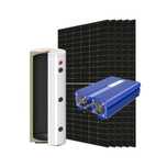 Zestaw do grzania wody 3kW Przetwornica, 6x panele 500W, Bufor 100l