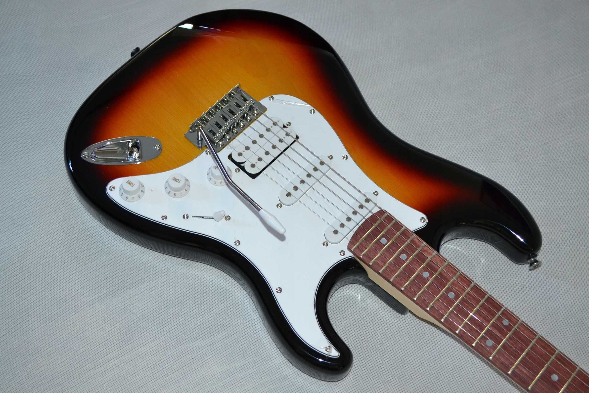 Harley Benton ST-20 HSS SB STRATOCASTER nowa gitara -ustawiona!