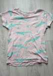 t-shirt koszulka bluzka z krótkim rękawem z nadrukiem rekiny 146 XXS