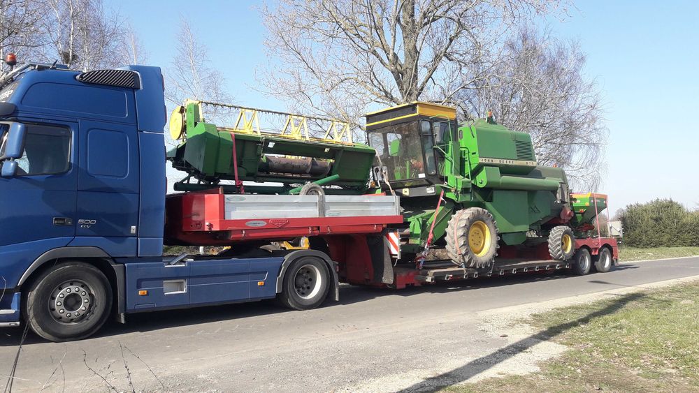 Transport niskopodwoziowy ciągników koparek kombajnów maszyn rolnicz