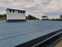 Dachy płaskie papa remonty naprawa hydroizolacja prace budowlane