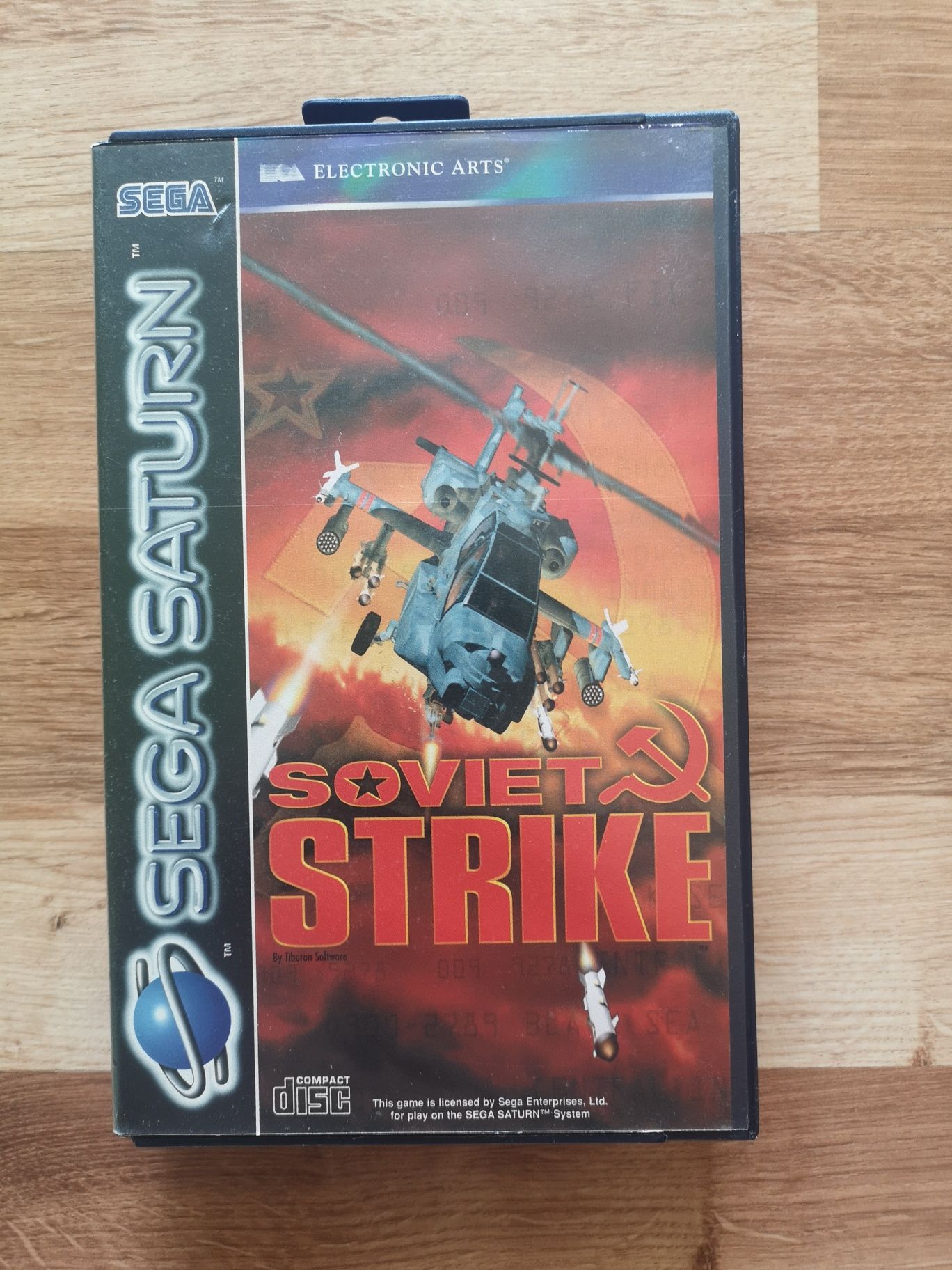 Sega Saturn gra Soviet Strike PAL angielski