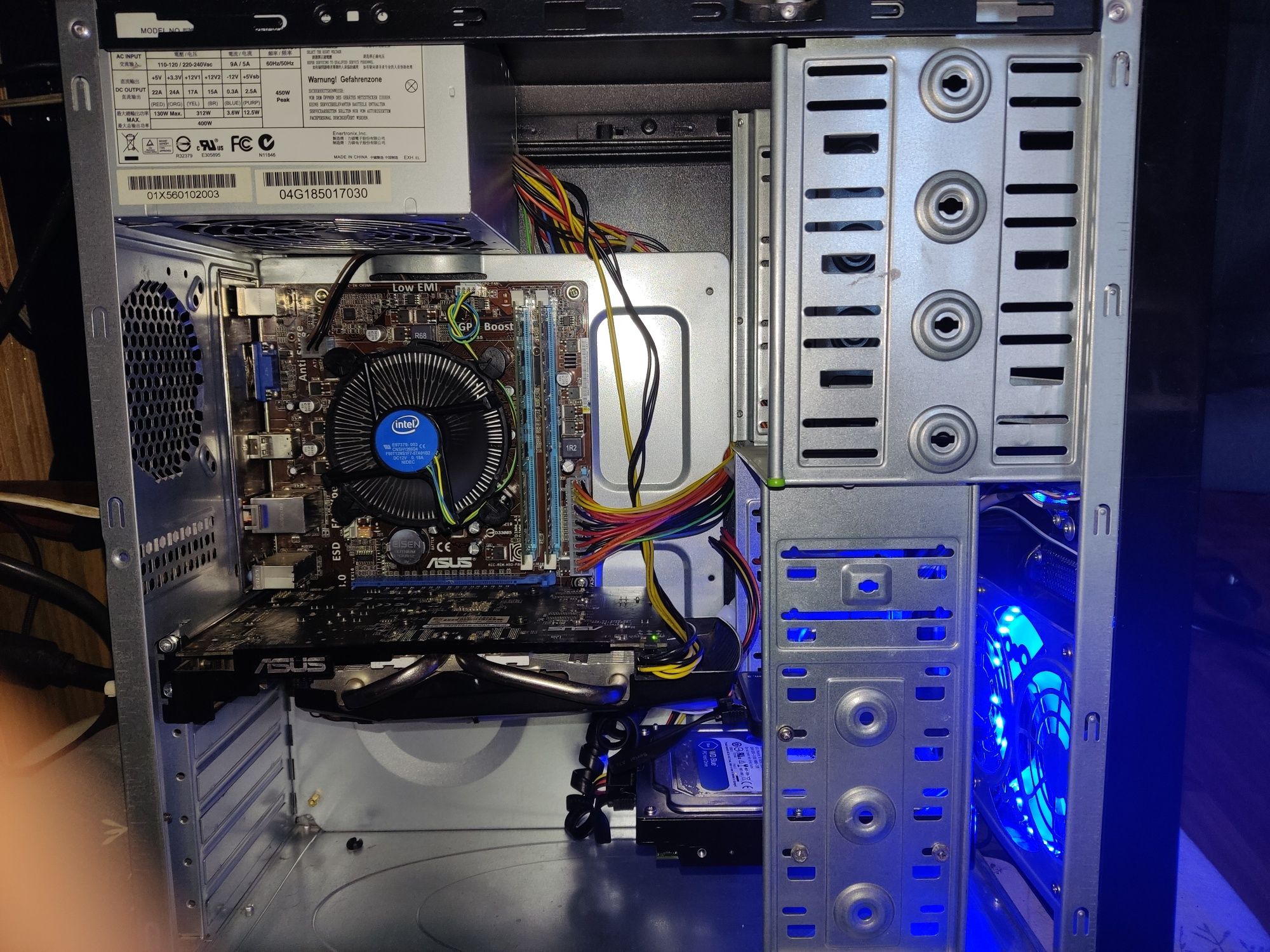 Компьютер Intel i5-2400(4x3.40GHz),DDR3 8Gb ,Nvidia GTX 650 ,SDD 120Gb